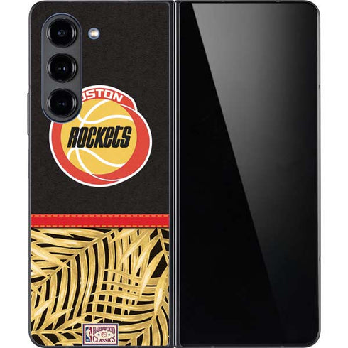 NBA Houston Rockets Retro Palms Galaxy Z Fold5 5G Skin